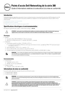 Dell W-Series 304/305 Access Points Manuel utilisateur