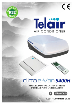 Telair Clima e-Van 5400 Manuel utilisateur