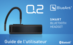 Blueant Q2 Manuel utilisateur