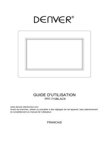 Manuel du propriétaire | Denver PFF-710 Manuel utilisateur | Fixfr