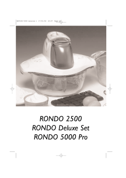 SEB RONDO DELUXE SET Manuel utilisateur