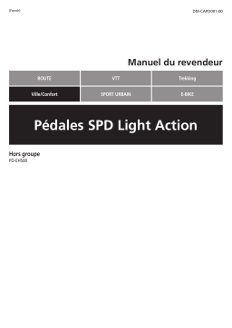 Shimano PD-EH500 Pédale (SPD) Manuel utilisateur