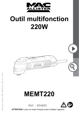 Mac Allister MEMET220 Mode d'emploi