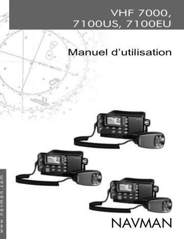 Manuel du propriétaire | Navman VHF 7100EU Manuel utilisateur | Fixfr