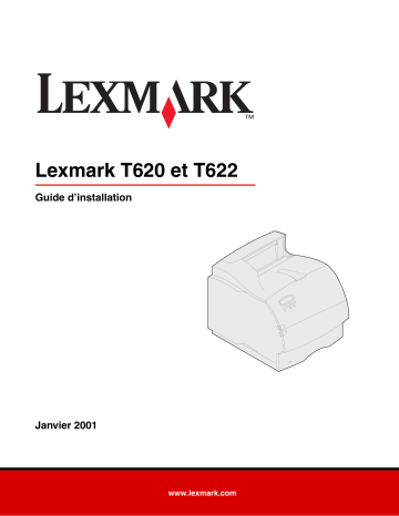 Manuel du propriétaire | Lexmark T622 Manuel utilisateur | Fixfr