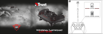 Trust GXT 545 WIRELESS (20491) Manuel utilisateur | Fixfr