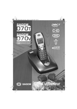 Sagem D70T Manuel utilisateur