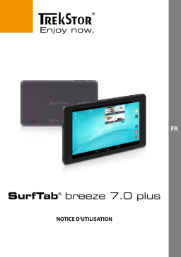 Trekstor SurfTab Breeze 7.0 Plus Manuel utilisateur