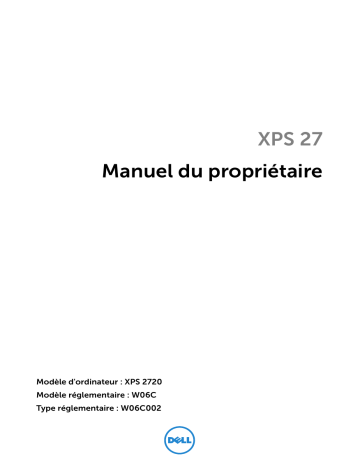 Dell XPS One 2720 desktop Manuel du propriétaire | Fixfr
