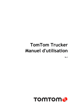 TomTom Trucker 600 Manuel utilisateur