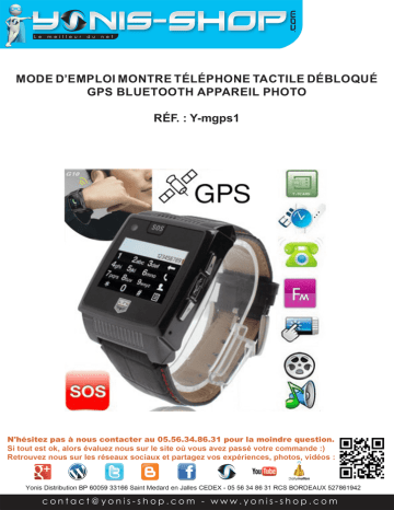 Yonis Y-MGPS1 Mode d'emploi | Fixfr