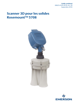 Rosemount 5708 Scanner 3D pour les solides Manuel utilisateur