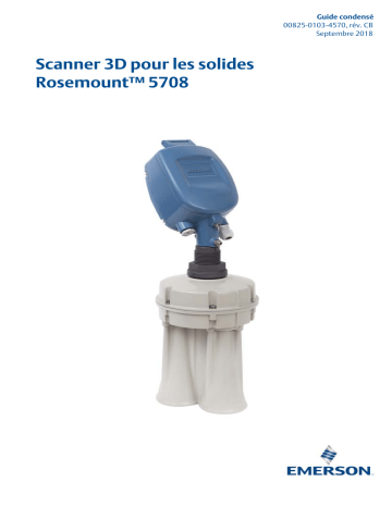 Mode d'emploi | Rosemount 5708 Scanner 3D pour les solides Manuel utilisateur | Fixfr