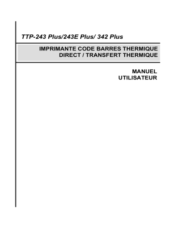 TSC TTP-243 Pro Series Manuel utilisateur | Fixfr