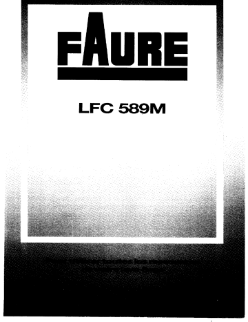 Faure LFC589M Manuel utilisateur | Fixfr