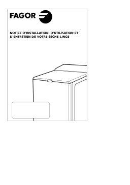 Fagor SFS-5CF Manuel utilisateur