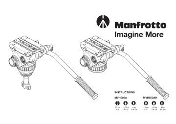 Manfrotto 546GB-1 + MVH502A Manuel utilisateur | Fixfr