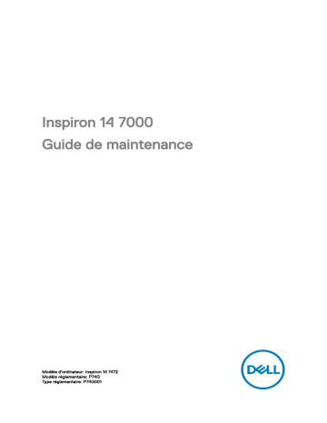 Dell Inspiron 7472 laptop Manuel utilisateur | Fixfr