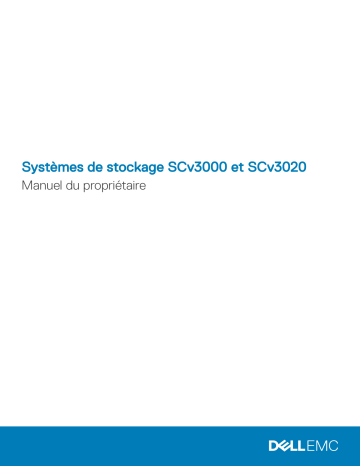 Dell Storage SCv3020 storage Manuel du propriétaire | Fixfr