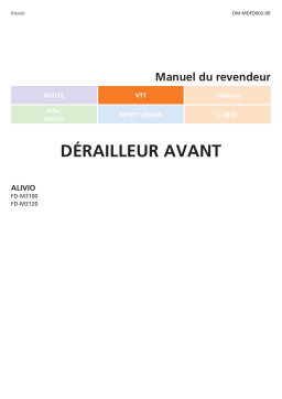 Shimano FD-M3100 Dérailleur avant Manuel utilisateur