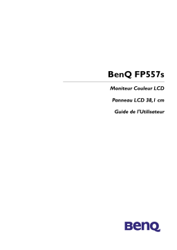 BenQ FP557S Manuel utilisateur