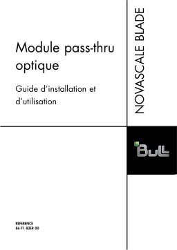 Bull NovaScale Blade Optical Pass-thru Module Installation and Manuel utilisateur