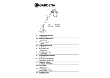 Manuel du propriétaire | Gardena 350 DUO Manuel utilisateur | Fixfr