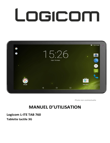 Logicom L-Ite Tab 760 Manuel utilisateur | Fixfr