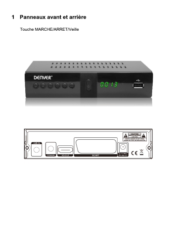 Manuel du propriétaire | Denver DVBS-205HD MK2 Manuel utilisateur | Fixfr