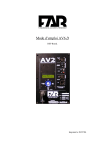 FAR AUDIO AV6D Manuel utilisateur