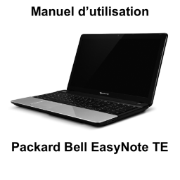 Packard Bell EASYNOTE TE11HCG-B964G75MNKS Manuel utilisateur