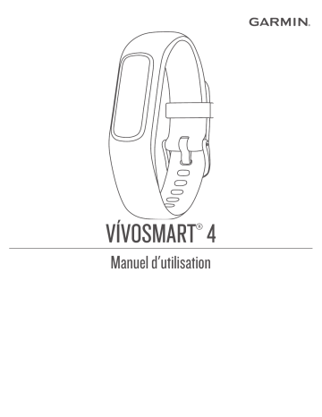 Manuel du propriétaire | Garmin Vivosmart 4 Manuel utilisateur | Fixfr