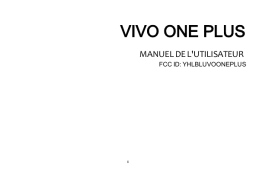 Blu Vivo One Plus Manuel du propriétaire