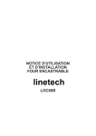 Linetech LOC60B Four Manuel utilisateur