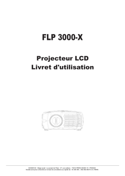 Sagem FLP 3000-X Manuel utilisateur