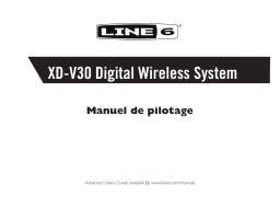 Line 6 XD-V30 Manuel utilisateur