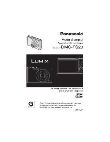 Panasonic DMC FS20 Mode d'emploi | Fixfr