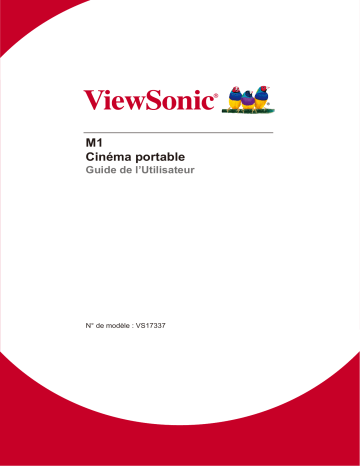 ViewSonic M1-S PROJECTOR Mode d'emploi | Fixfr