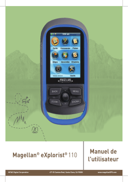 Magellan eXplorist 110 Manuel utilisateur