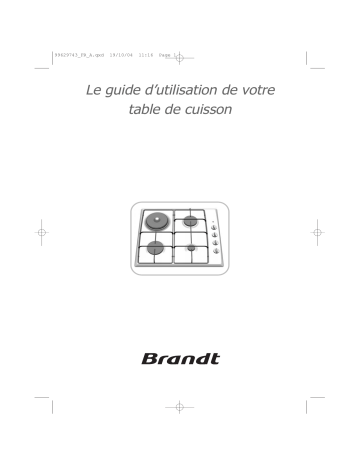 Manuel du propriétaire | Brandt TE343WF1 Manuel utilisateur | Fixfr