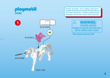 Manuel du propriétaire | Playmobil 5446 Manuel utilisateur | Fixfr