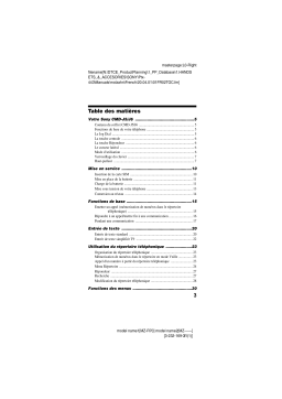 Sony CMD J5 Manuel utilisateur