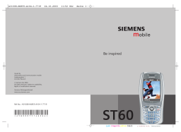 Siemens ST60 Mode d'emploi