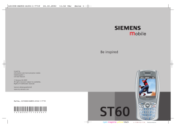 Siemens ST60 Mode d'emploi | Fixfr