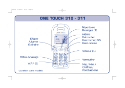 Alcatel-Lucent ALCATEL ONE TOUCHE 310 Manuel utilisateur