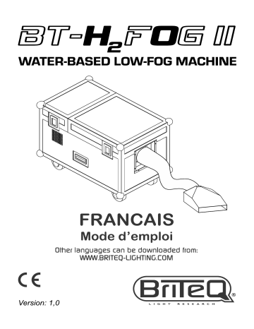 Briteq BT-H2FOG II Manuel du propriétaire | Fixfr