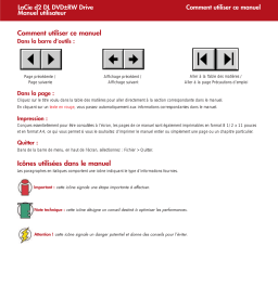 LaCie D2 DVD±RW AVEC LIGHTSCRIBE Manuel utilisateur