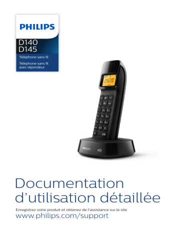 Manuel du propriétaire | Philips D1452 Manuel utilisateur | Fixfr