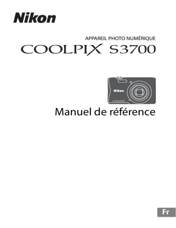 Nikon COOLPIX S3700 Manuel utilisateur | Fixfr