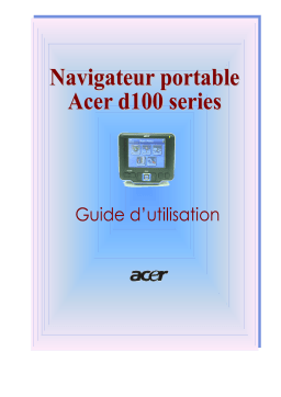 Acer D100 Series Manuel utilisateur